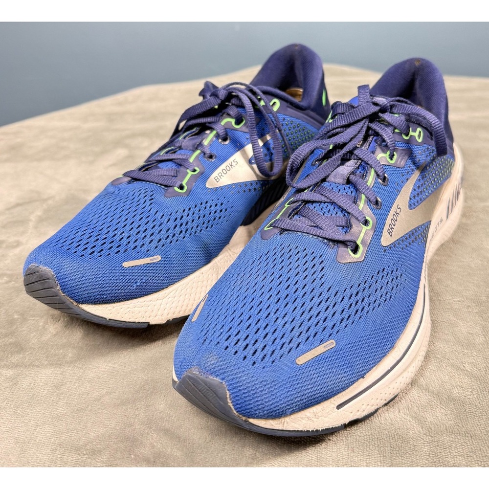 Brooks Ricochet 4 Running Shoes Mens 9 Blue Green GTS Cushioned Sneakers